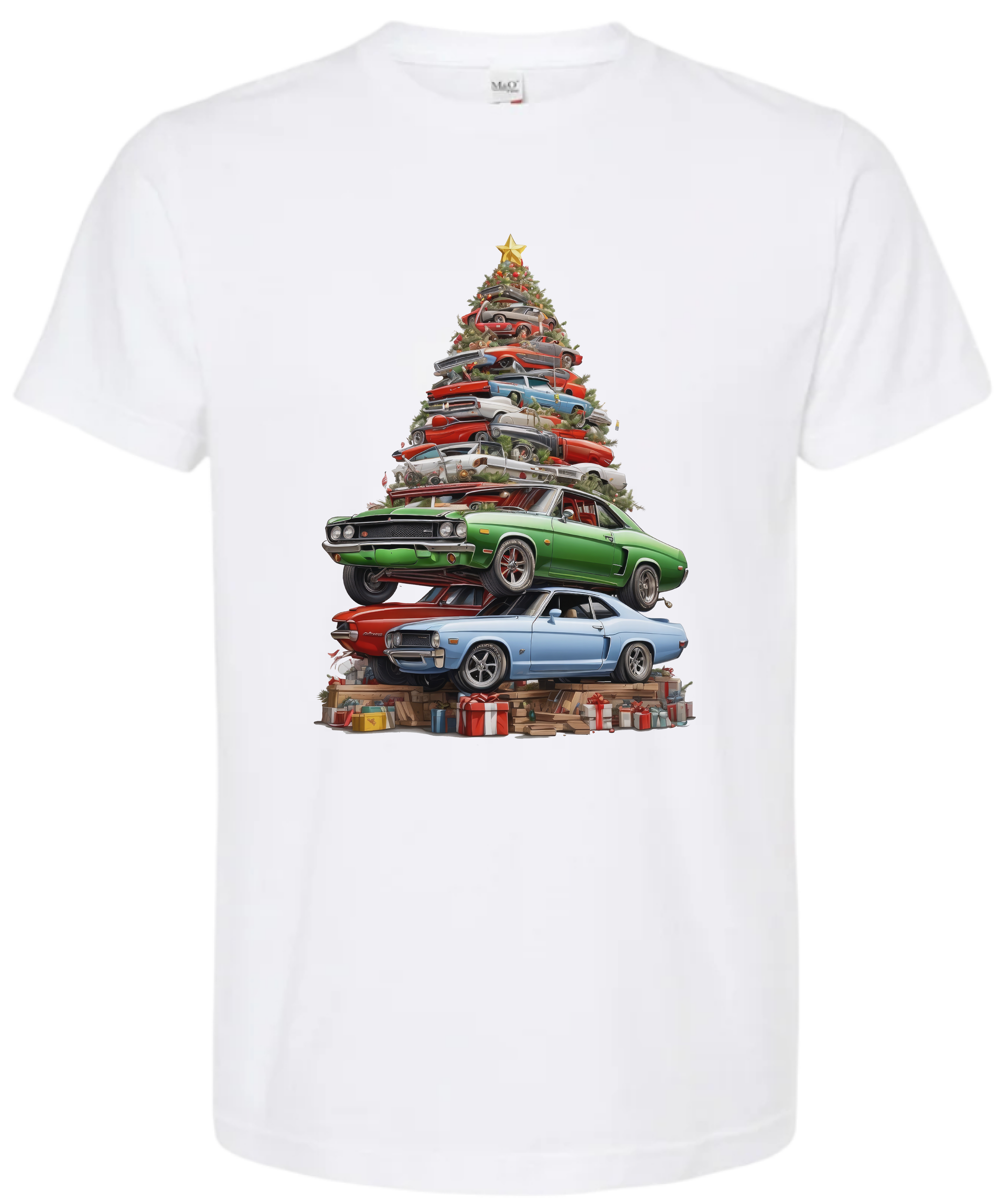 Car Stack Christmas Tree