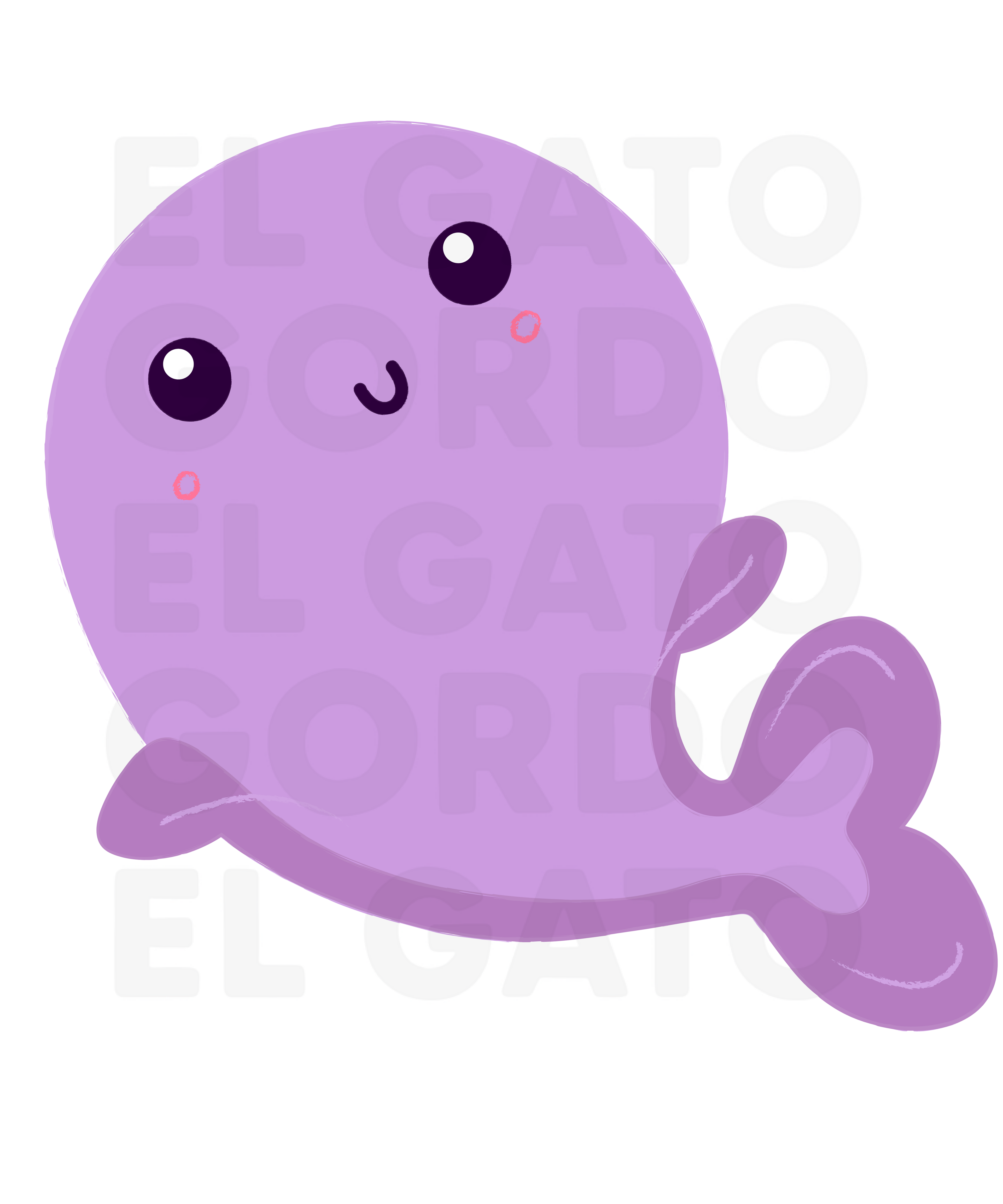 Kawaii Purple Whale